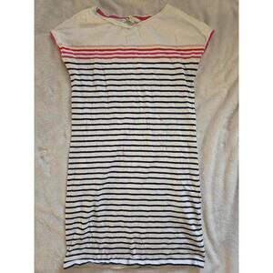 Boden Striped Sleeveless Cotton Dress (L / US 6L)